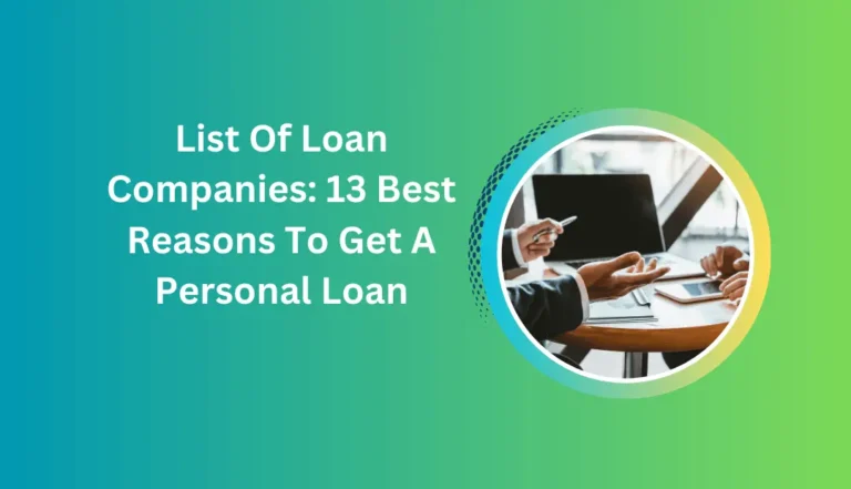 List Of Loan Companies