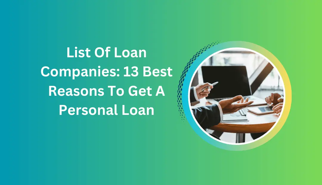 List Of Loan Companies