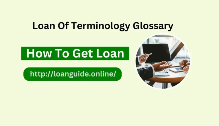 Loan Of Terminology Glossary